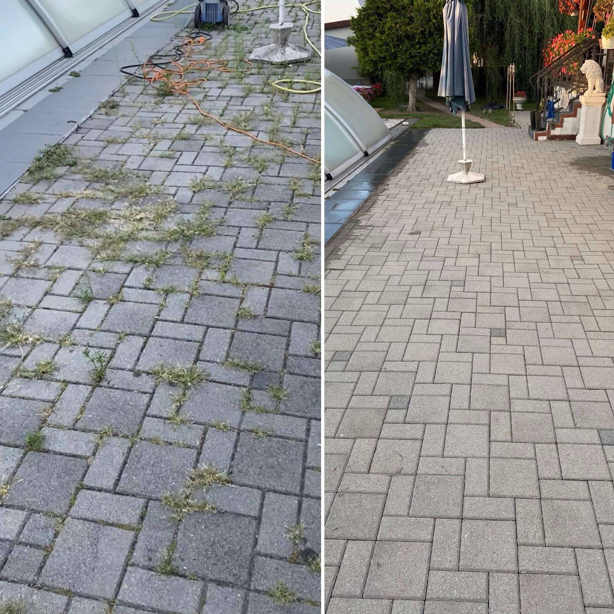 čistenie zámkovej dlažby