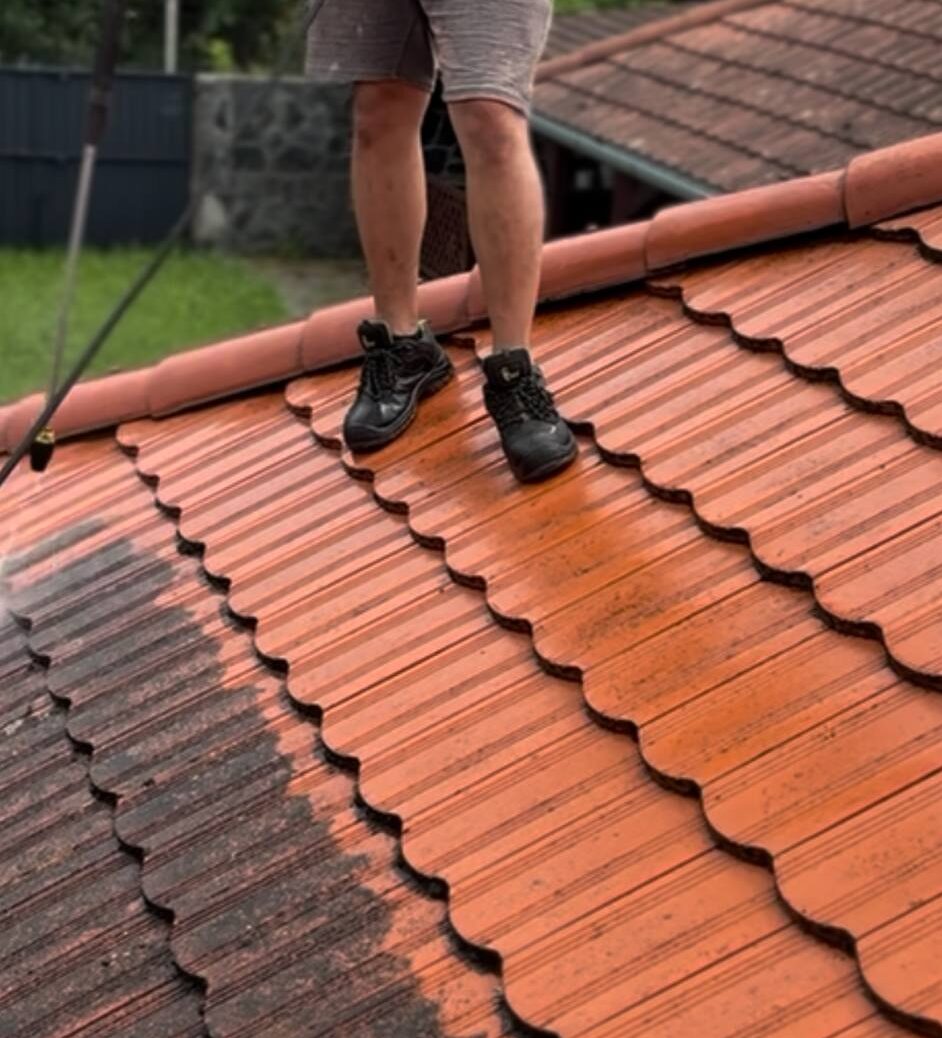 čistenie strechy
