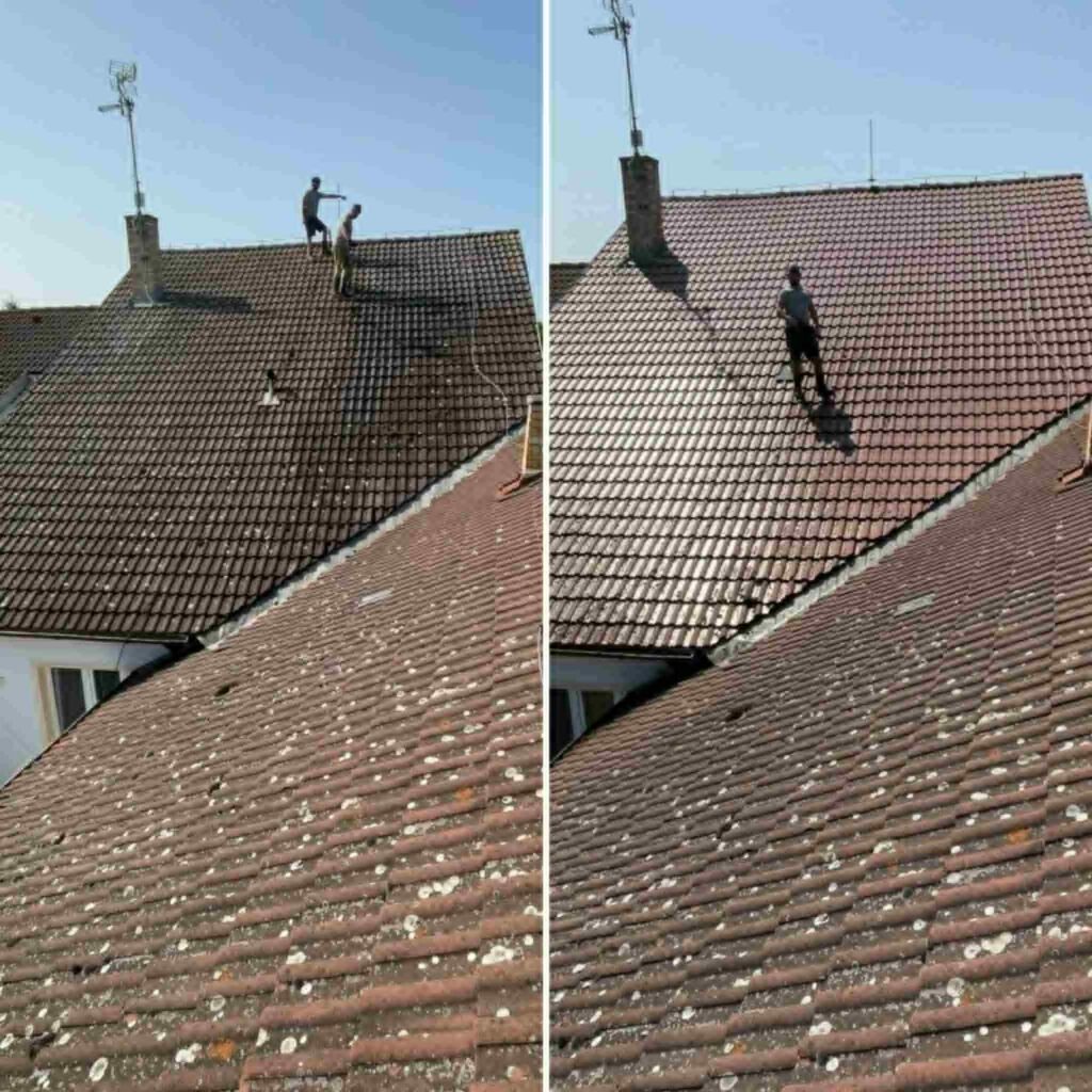 čistenie strechy